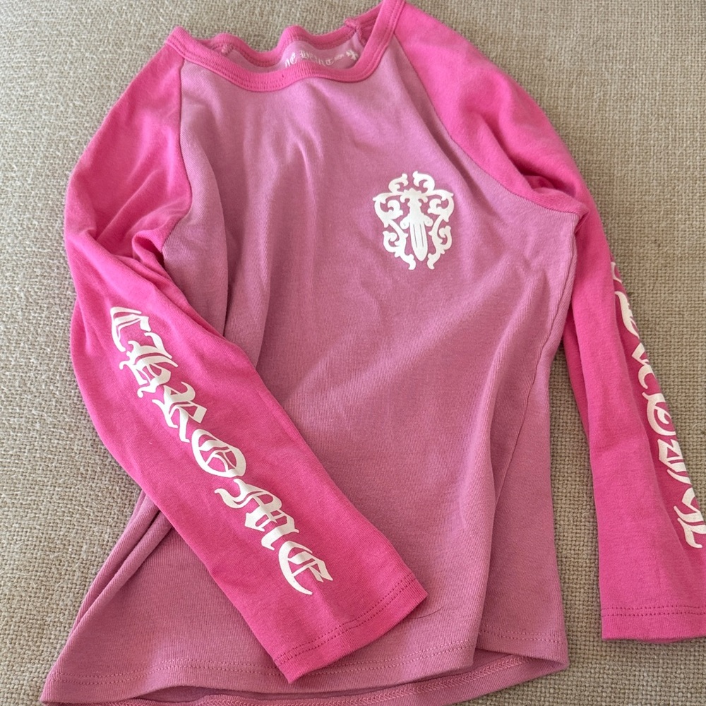 Pink Chrome Hearts Dagger Tee